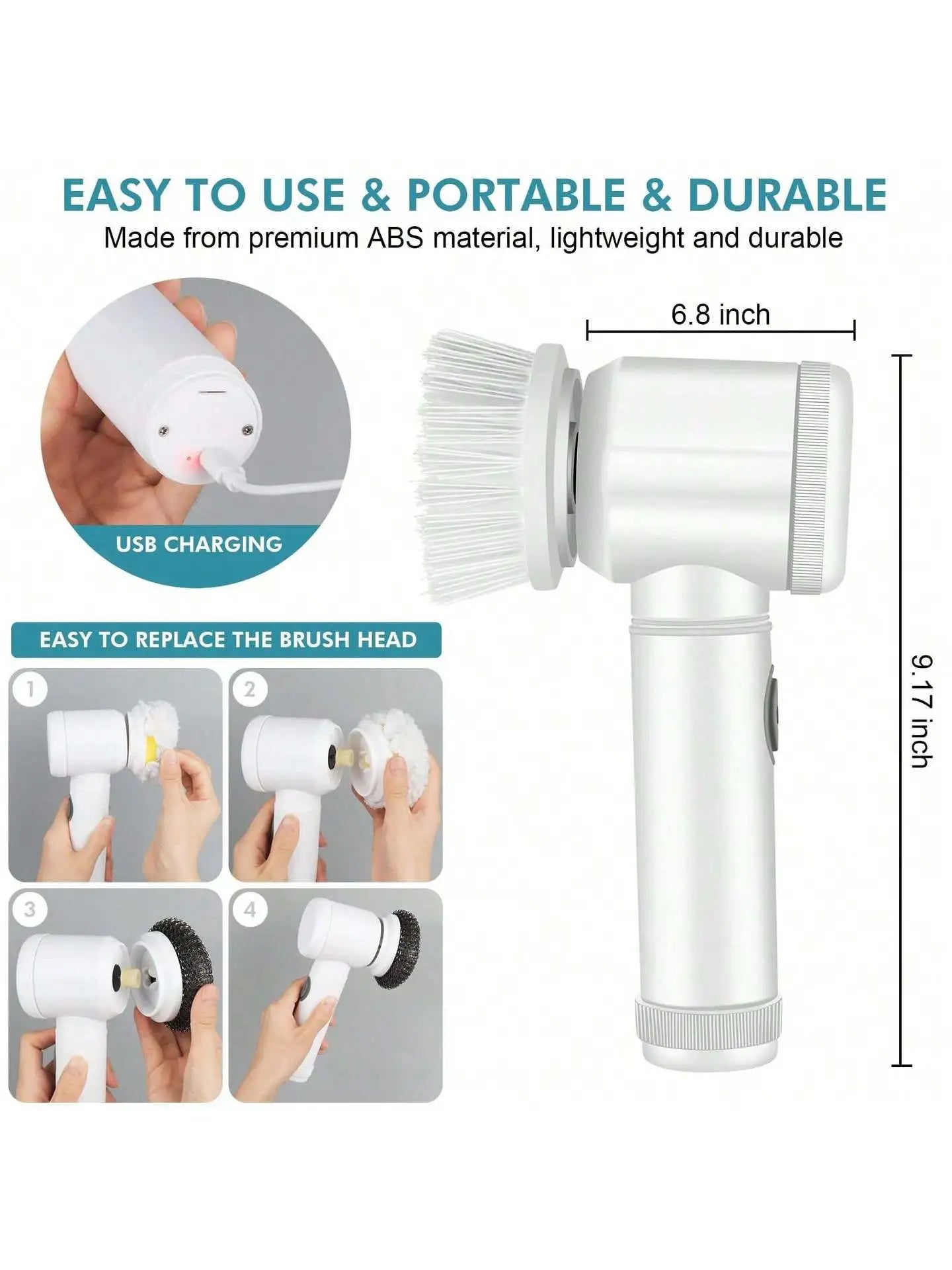 TurboClean Electric Scrubber